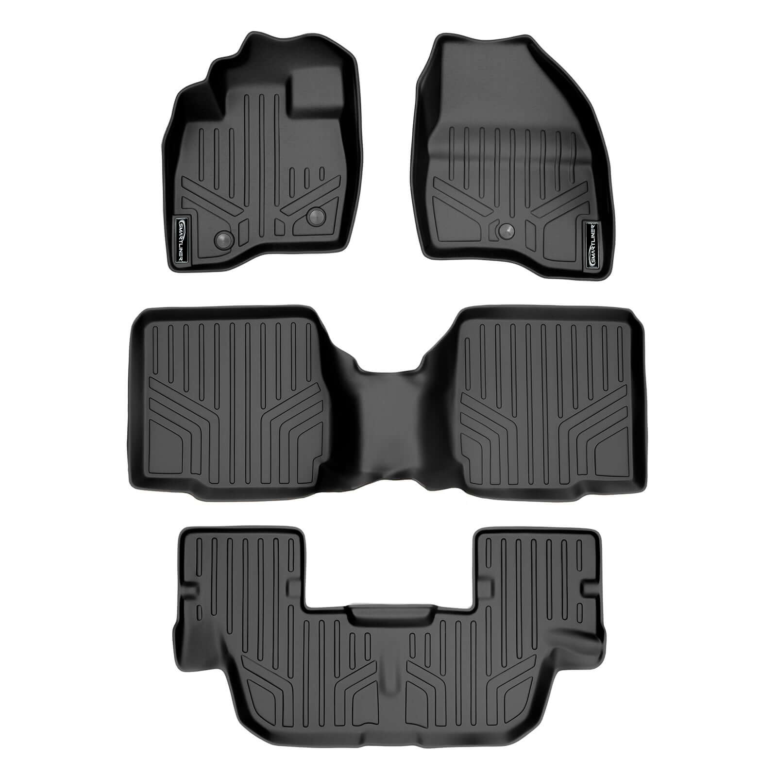 SMARTLINER Custom Fit for 2011-2014 Ford Explorer (with 2nd Row Center Console) - Smartliner USA