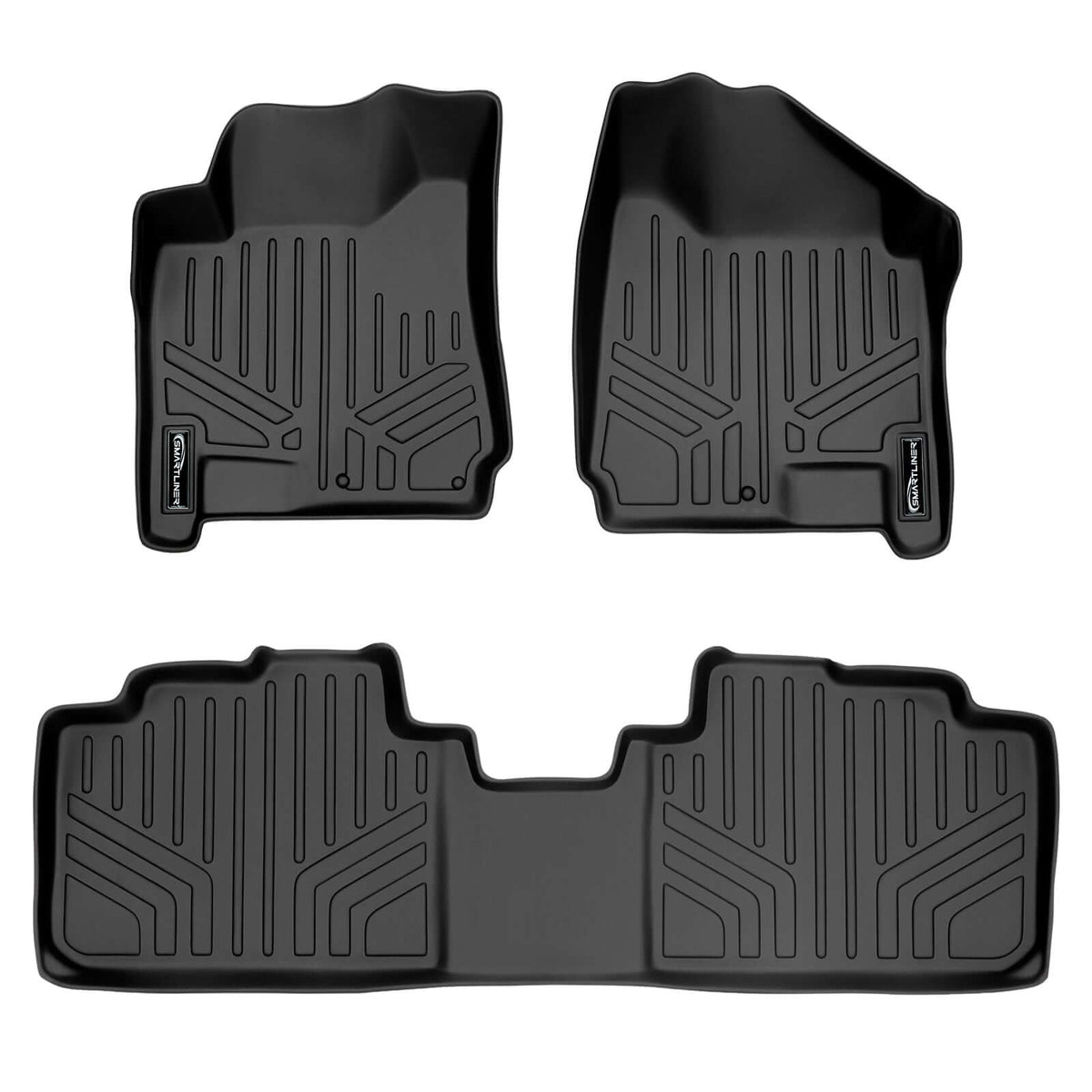 SMARTLINER 2010-2016 Cadillac SRX Floor Liners – 1st row & 2nd row liners (view 1)