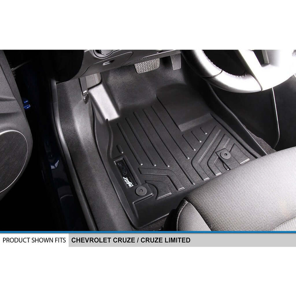 Smart Liner USA Motor Vehicle Interior Fittings SMARTLINER Custom Fit Floor Liners For 2011-2015 Chevrolet Cruze / 2016 Cruze Limited