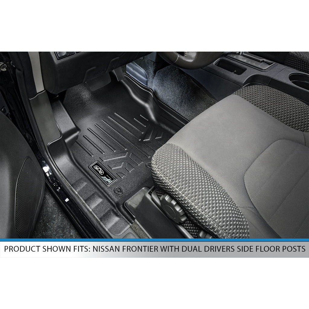 SMARTLINER Custom Fit for 2008-2019 Nissan Frontier with Dual Drivers Side Floor Posts - Smartliner USA