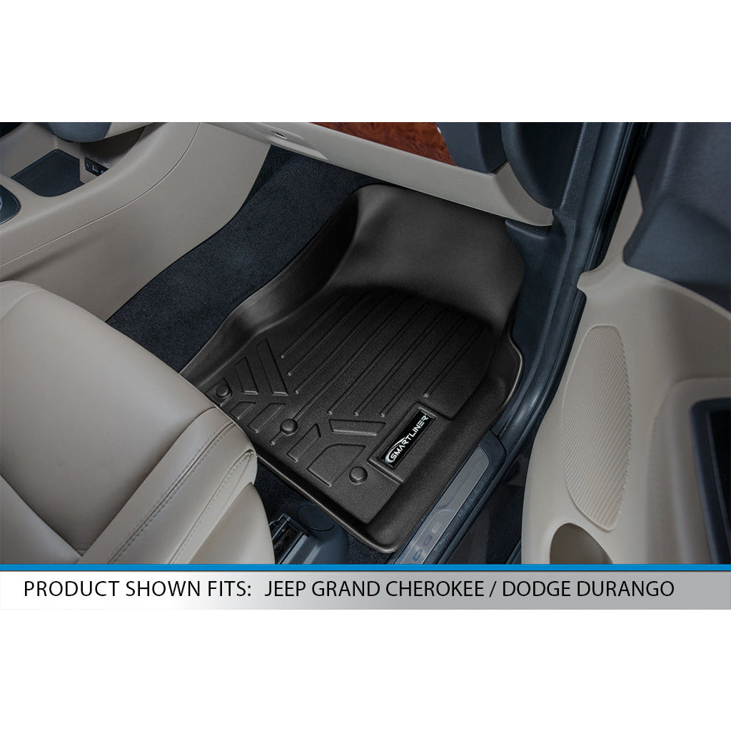 SMARTLINER Custom Fit Floor Liners For 2013-2016 Jeep Grand Cherokee (without 2nd Row Center Console)