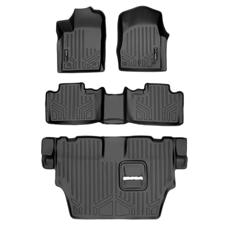 SMARTLINER 2013-2016 Dodge Durango Floor Liners (7 Passenger) – 1st row, 2nd row & 3rd row liners