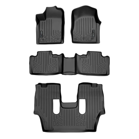 SMARTLINER 2013-2016 Dodge Durango Floor Liners (6 Passenger) – 1st row, 2nd row & 3rd row liners