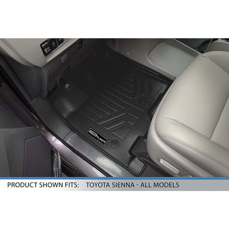 Smart Liner USA Motor Vehicle Interior Fittings SMARTLINER Custom Fit Floor Liners For 2013-2020 Toyota Sienna (8 Passenger Model)