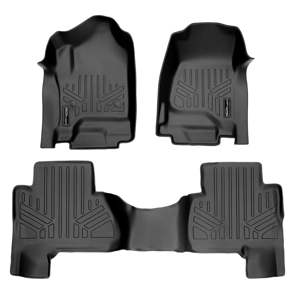 SMARTLINER 2015-2020 Cadillac Escalade ESV Floor Liners (8 passengers) – 1st row & 2nd row liners