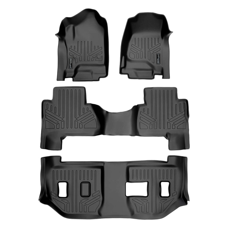 SMARTLINER 2015-2020 Cadillac Escalade ESV Floor Liners (8 passengers) – 1st row, 2nd row & 3rd row liners