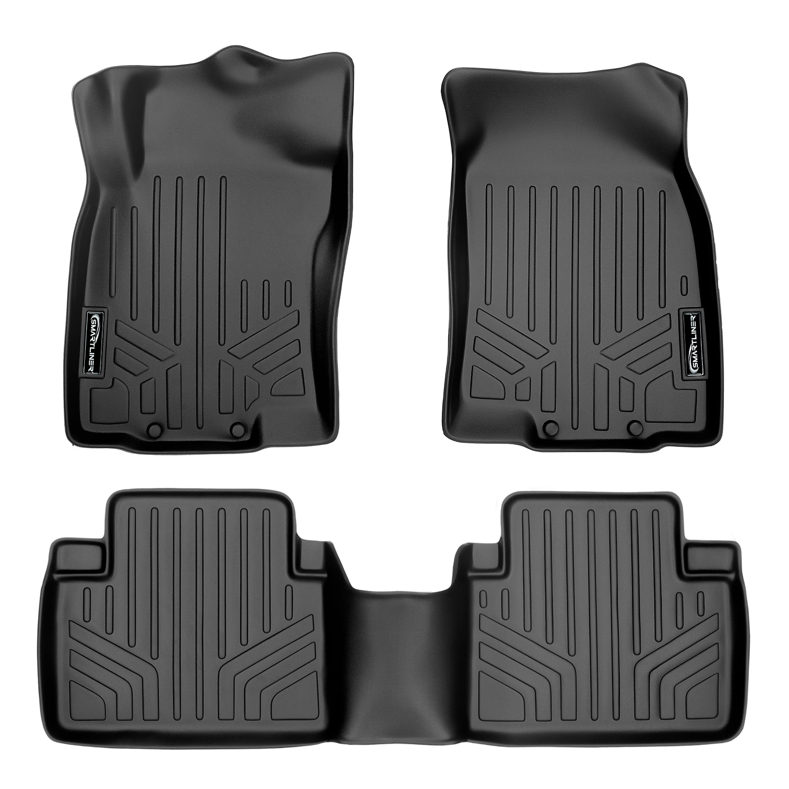 SMARTLINER Custom Fit Floor Liners For 2014-2020 Nissan Rogue (with 3rd Row Seats)