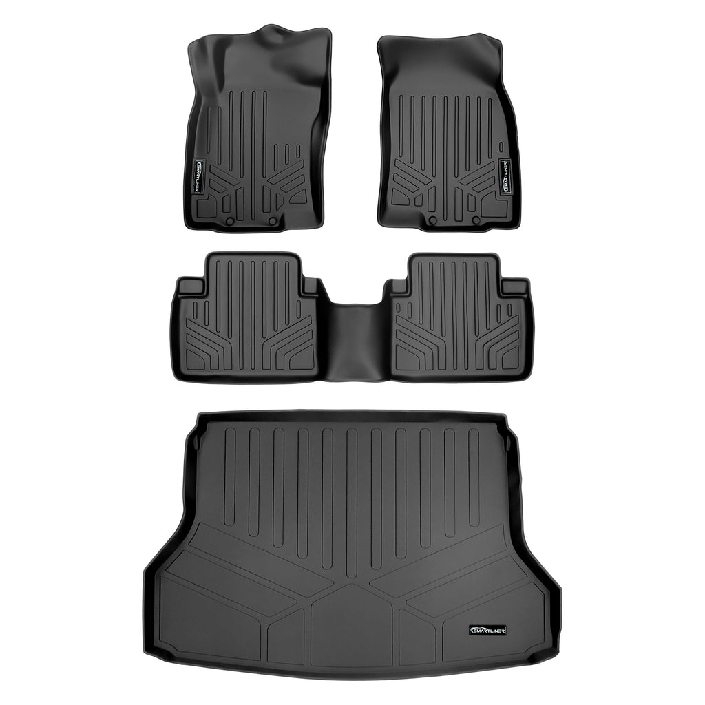 SMARTLINER Custom Fit Floor Liners For 2014-2020 Nissan Rogue (without 3rd Row Seats)