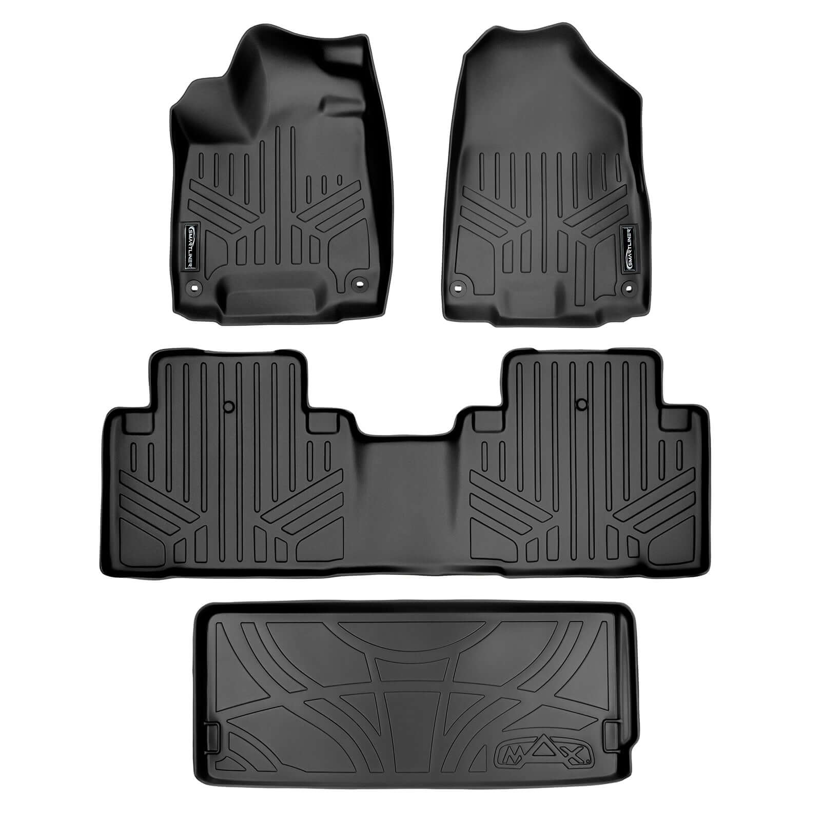 SMARTLINER Custom Fit Floor Liners For 2014 - 2020 Acura MDX (No Hybrid Models)