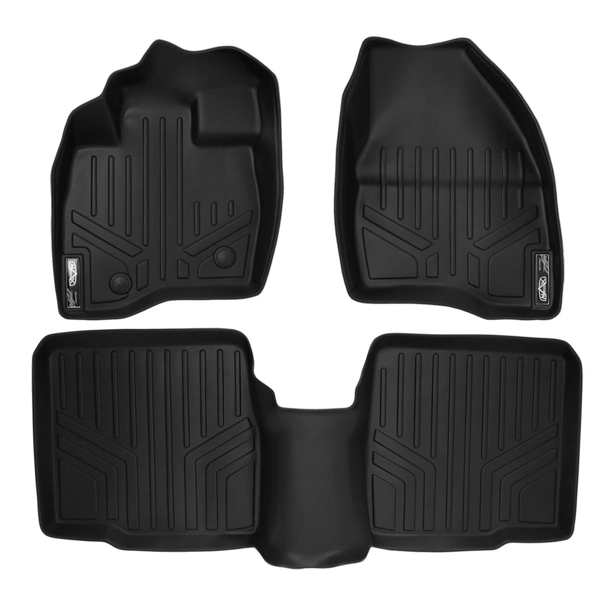 SMARTLINER 2015-2016 Ford Explorer Floor Liners (8 Passenger) – 1st row & 2nd row liners