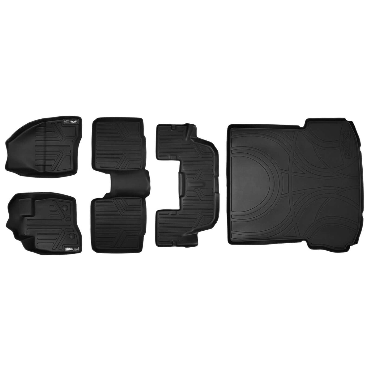 Smart Liner USA Motor Vehicle Interior Fittings Black / 3 Row Floor Mat Liner Set & Cargo Liner Behind the 2nd Row SMARTLINER Custom Fit Floor Liners For 2015-2016 Ford Explorer without 2nd Row Center Console