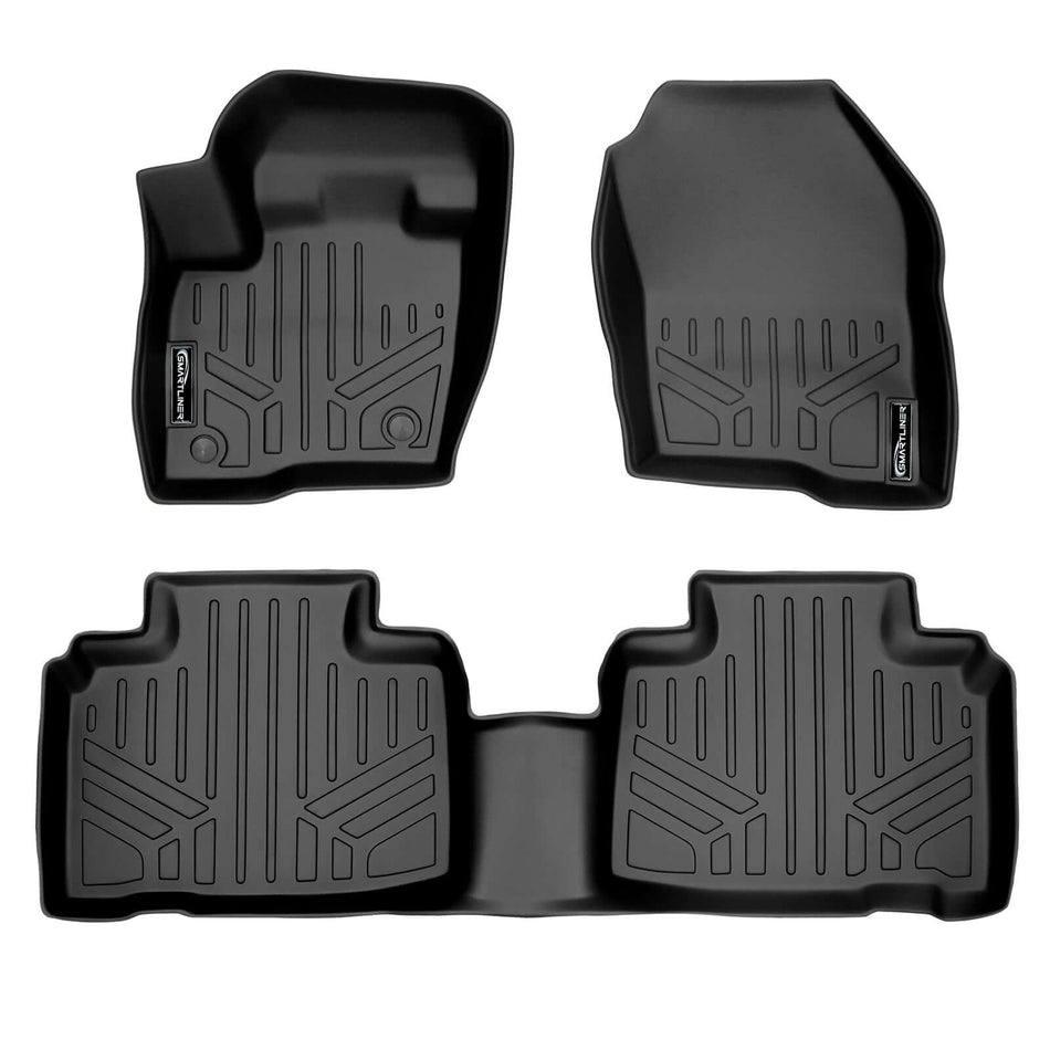 SMARTLINER 2015-2024 Ford Edge Floor Liners – 1st row & 2nd row liners