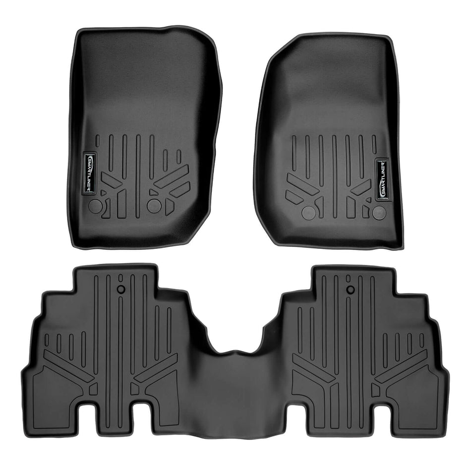 2014 Jeep Wrangler Floor Liners|Unlimited 4 Door|SMARTLINER