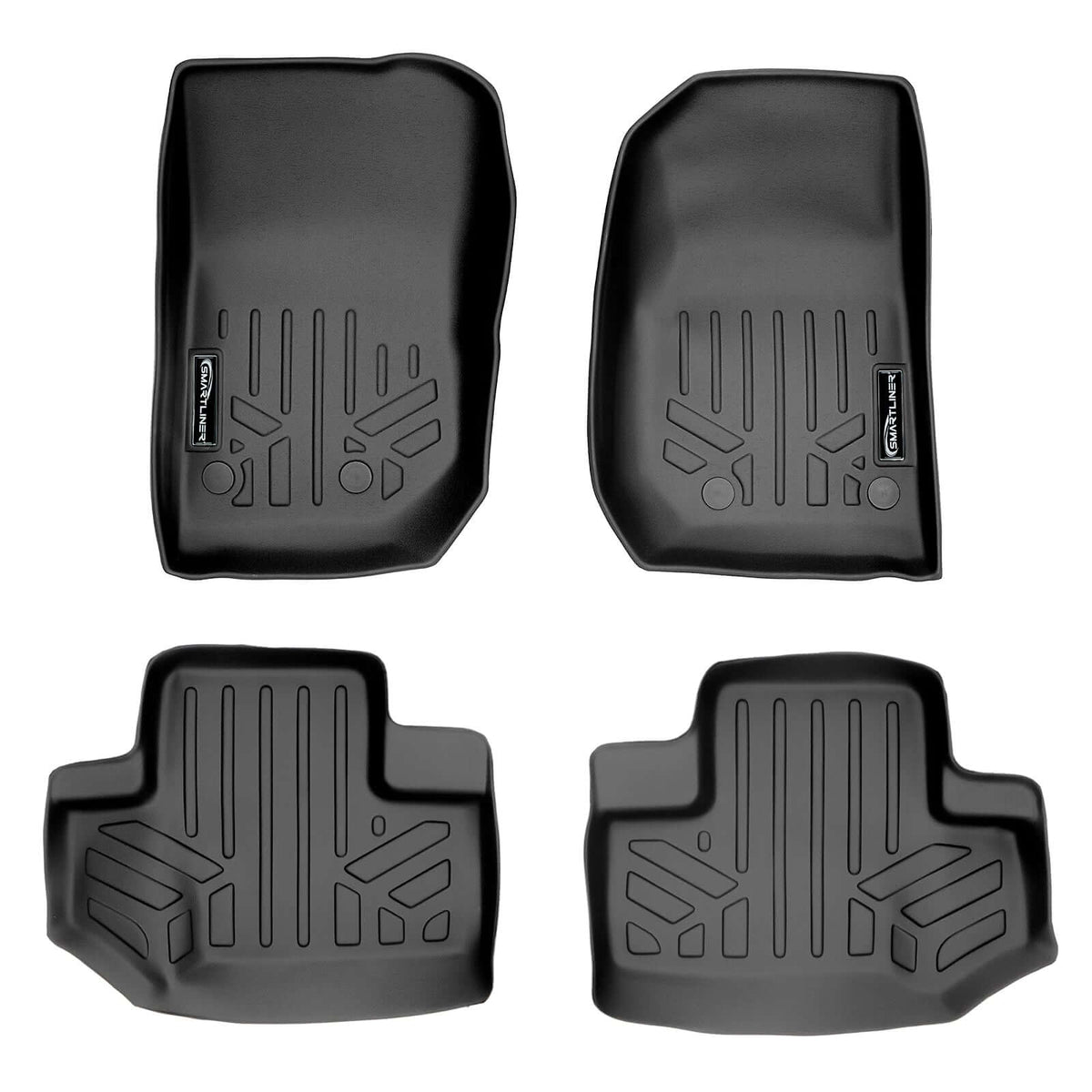 SMARTLINER Custom Fit for 2014-2018 Jeep Wrangler 2 Door Model Only (JK Old Body Style Only) - Smartliner USA