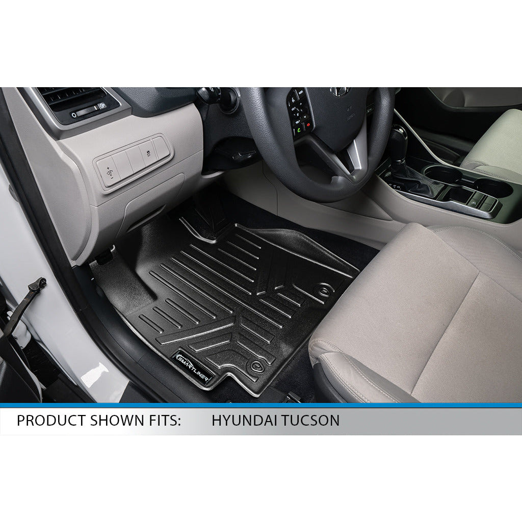 SMARTLINER Custom Fit Floor Liners For 2016-2018 Hyundai Tucson (No Hydrogen Fuel Cell Models)