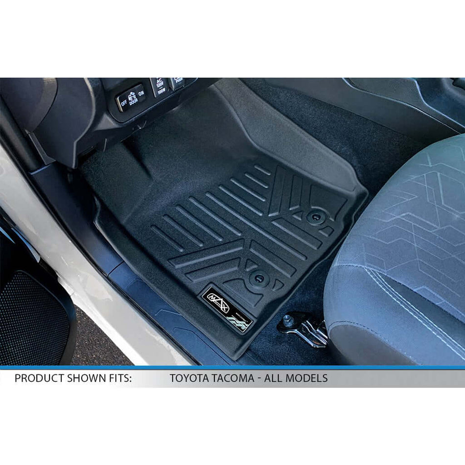 Smart Liner USA Motor Vehicle Interior Fittings SmartCoverageâ„¢ Custom Fit Floor Liners For 2016-2017 Toyota Tacoma Double Cab