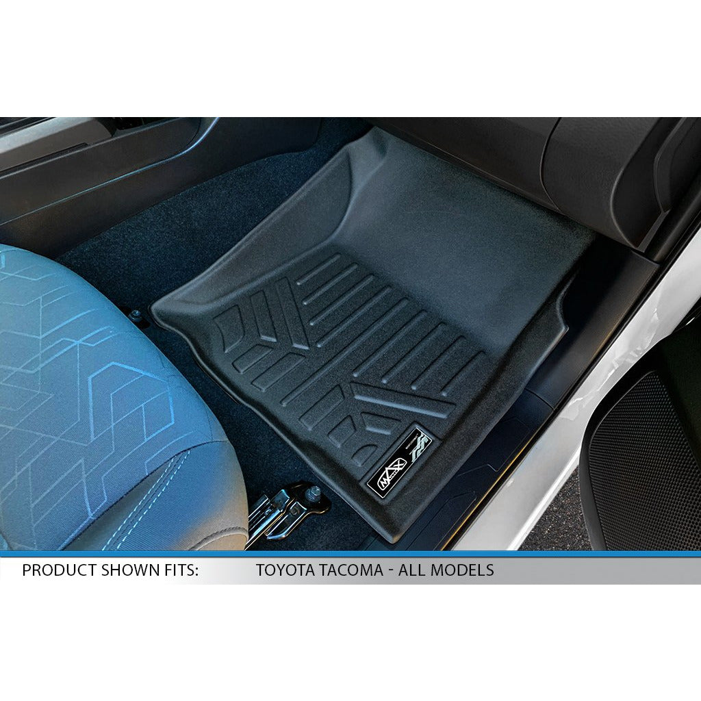 SMARTLINER Custom Fit Floor Liners For 2016-2017 Toyota Tacoma Double Cab