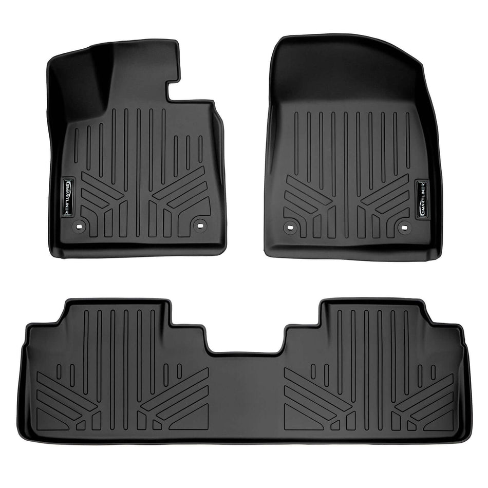 SMARTLINER custom-fit TPE floor liners – 1st row & 2nd row liners (view 1)