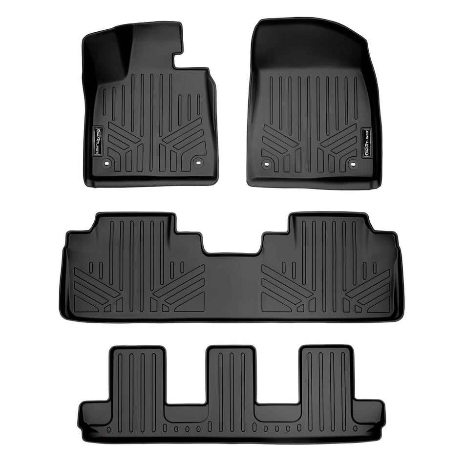 SMARTLINER 2018-2022 Lexus RX L Floor Liners (7 Passenger) – 1st row, 2nd row & 3rd row liners