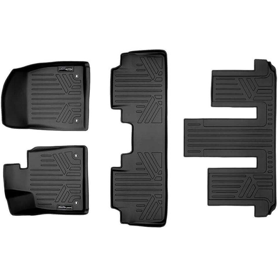 SMARTLINER 2018-2022 Lexus RX L Floor Liners (6 Passenger) – 1st row, 2nd row & 3rd row liners