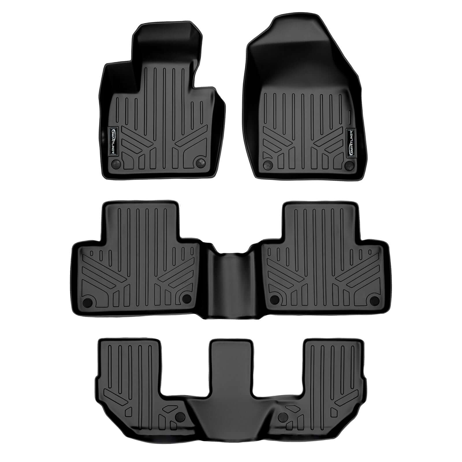 SMARTLINER Custom Fit for 2016-2020 Volvo XC90 (No Plug-in Hybrid Models) - Smartliner USA