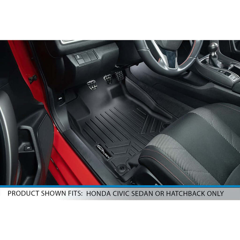 SMARTLINER Custom Fit Floor Liners For 2017 2021 Honda Civic Hatchback Smartliner USA