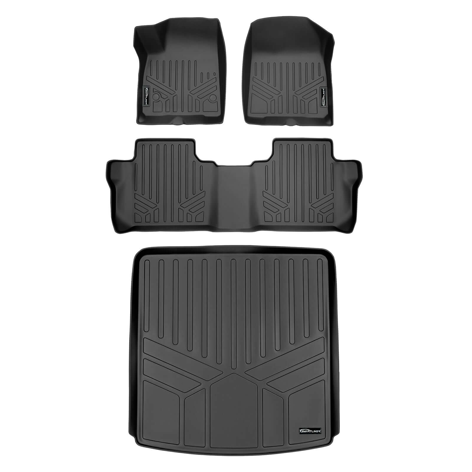 SMARTLINER Custom Fit for 2020 Cadillac XT6 with 2nd Row Bench Seat - Smartliner USA