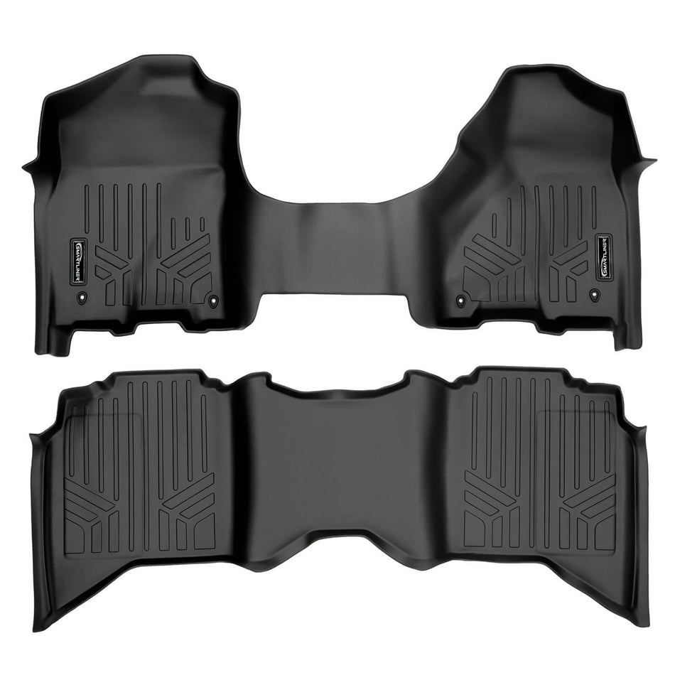 2012 Ram 2500 Floor Liners|Crew Cab Models (No PTO Kit, Over the Hump Coverage)|SMARTLINER