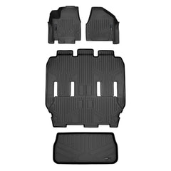 Smart Trim™ Custom Fit Floor Liners For 2021-2025 Chrysler Pacifica with 2nd Row Bucket Seats(Touring & L Models)