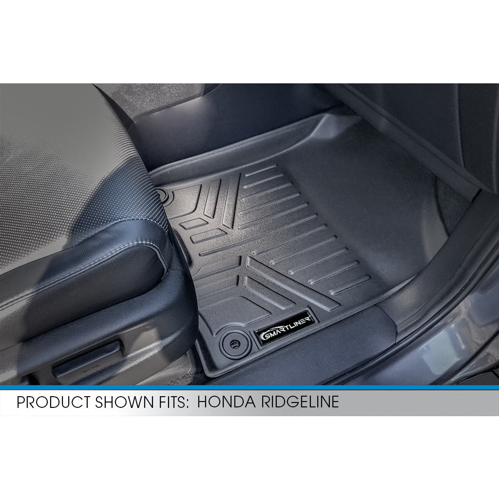 SMARTLINER Custom Fit Floor Liners For 2017-2024 Honda Ridgeline Crew Cab