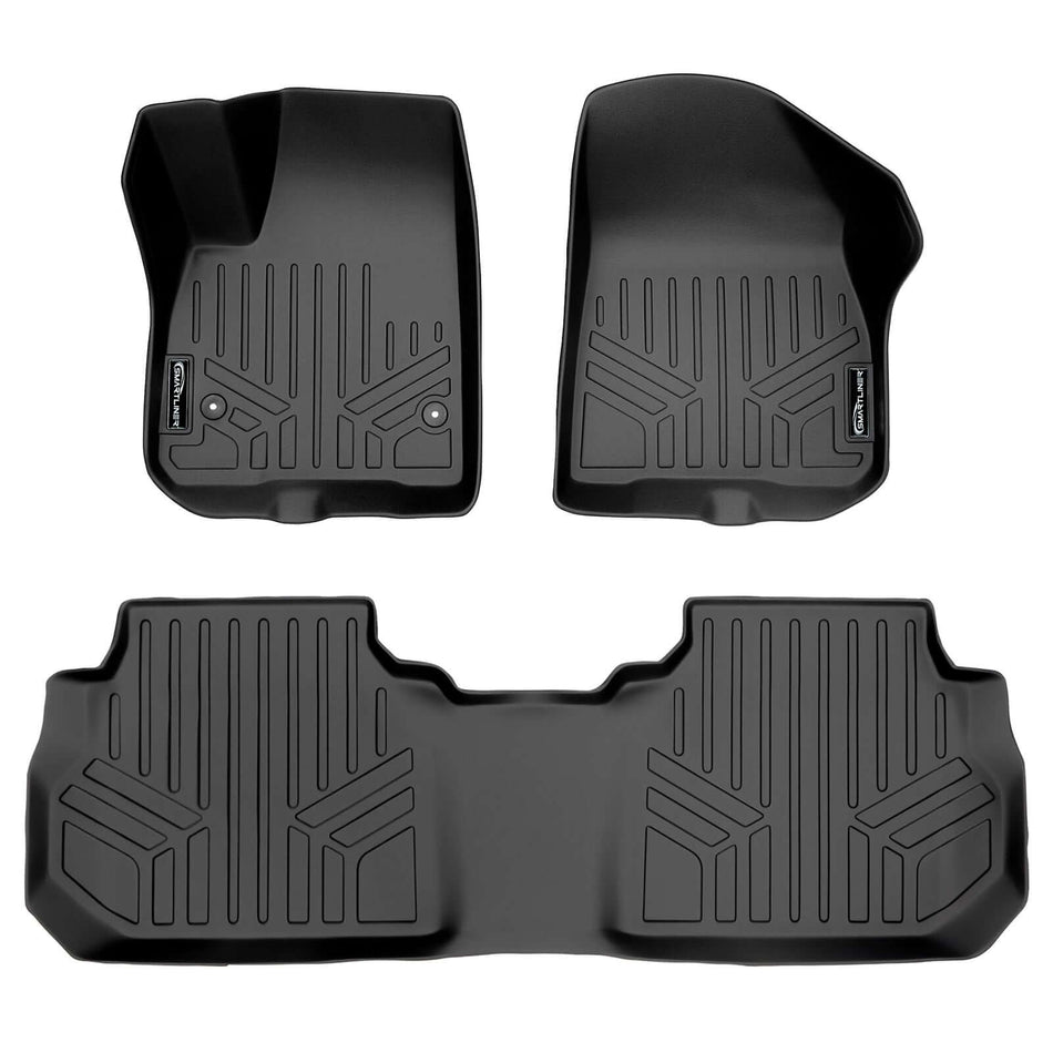 SMARTLINER 2017-2026 Cadillac XT5 Floor Liners – 1st row & 2nd row liners