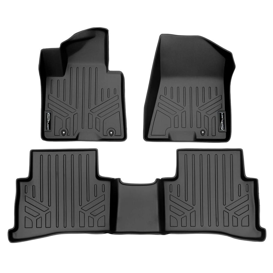 SMARTLINER 2019-2021 Hyundai Tucson Floor Liners ((Without hook retentions)) – 1st row & 2nd row liners