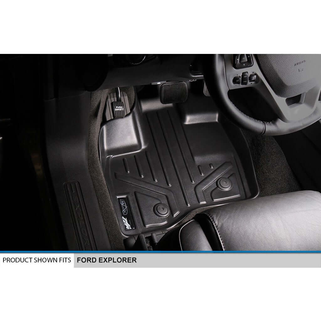 Smart Liner USA Motor Vehicle Interior Fittings SMARTLINER Custom Fit Floor Liners For 2017-2019 Ford Explorer without 2nd Row Center Console
