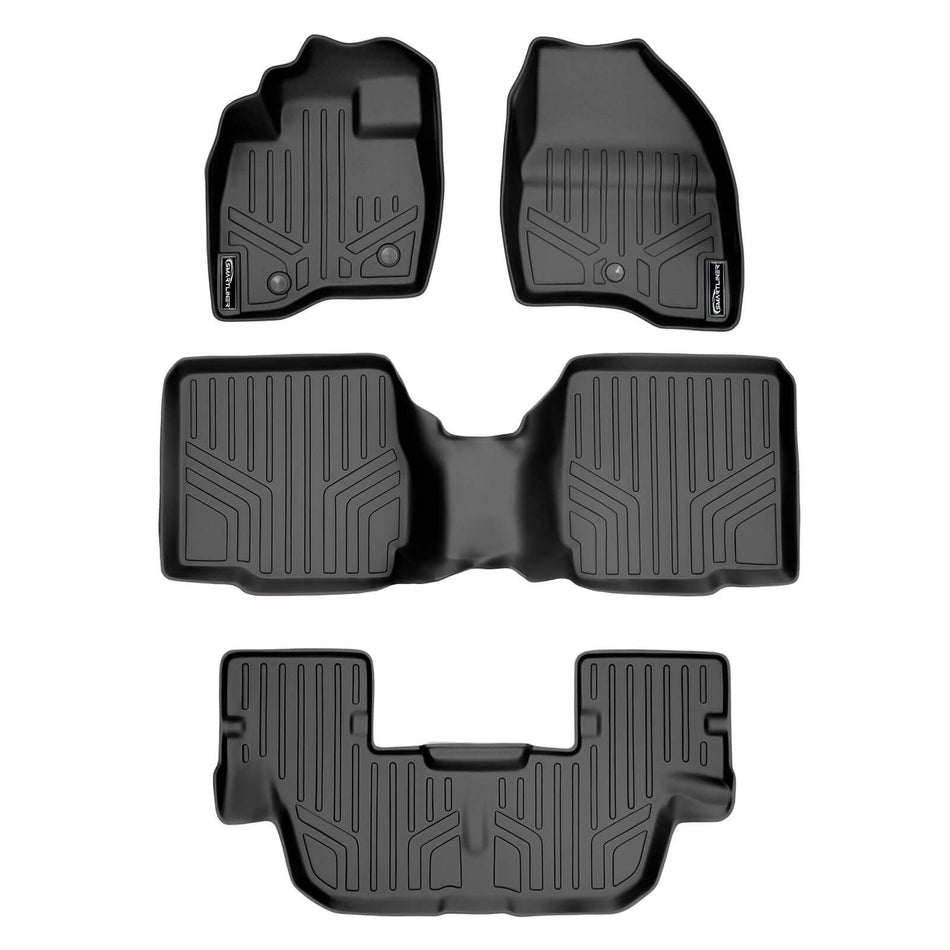 SMARTLINER 2017-2019 Ford Explorer Floor Liners (7 Passenger) – 1st row, 2nd row & 3rd row liners (view 1)