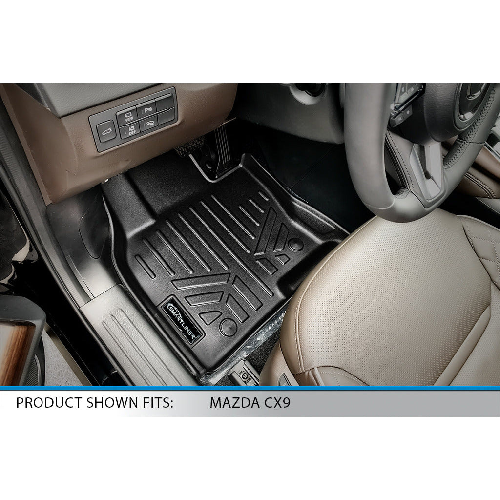 SMARTLINER Custom Fit Floor Liners For 2020-2023 Mazda CX-9 (6 Passenger With CC)