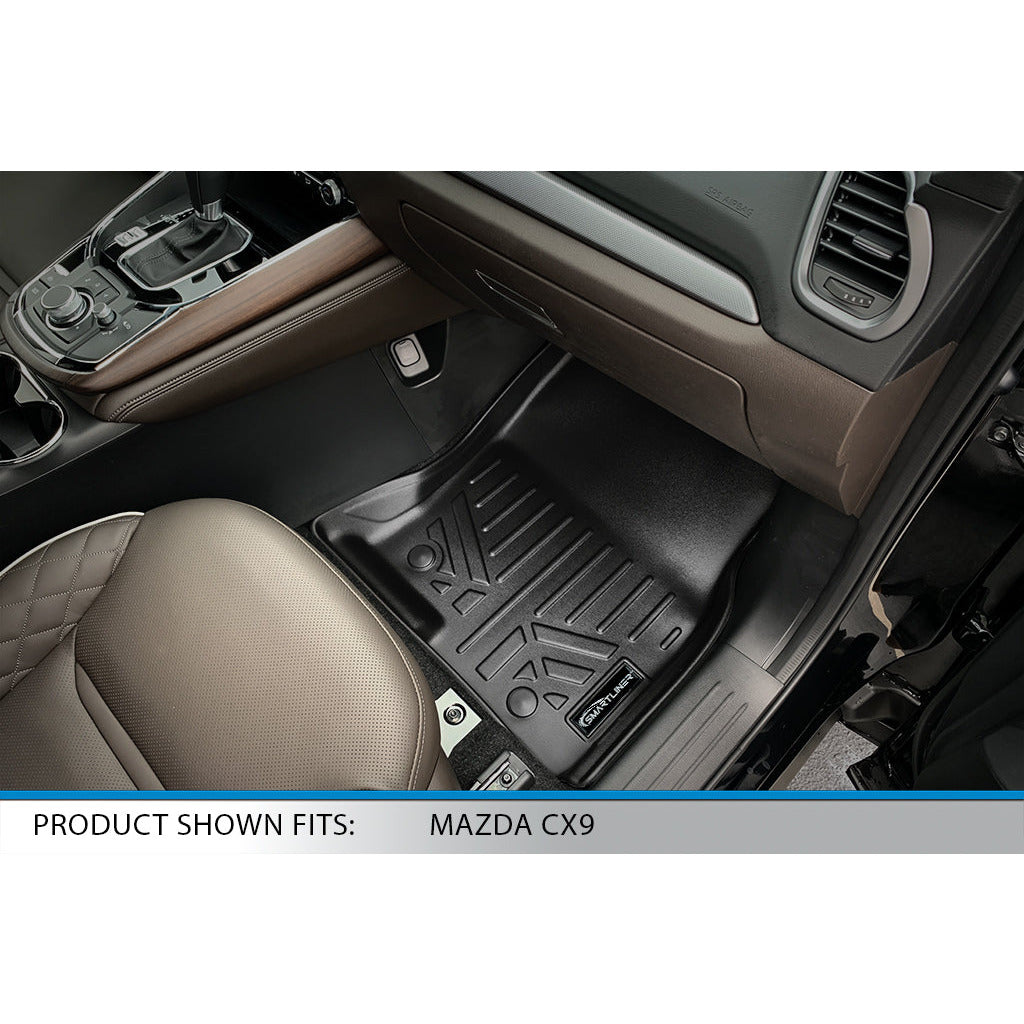 SMARTLINER Custom Fit Floor Liners For 2020-2023 Mazda CX-9 (6 Passenger With CC)