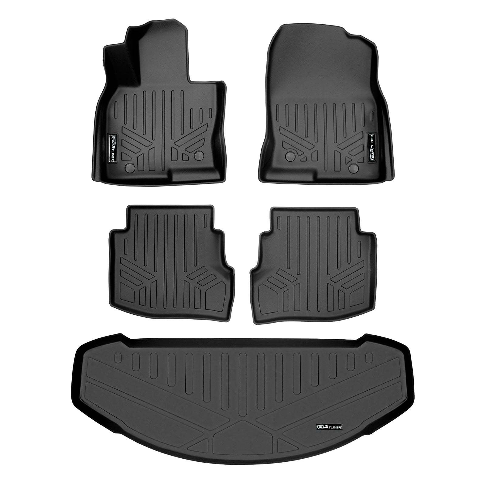 SMARTLINER Custom Fit Floor Liners For 2020-2023 Mazda CX-9 (6 Passenger Without CC)