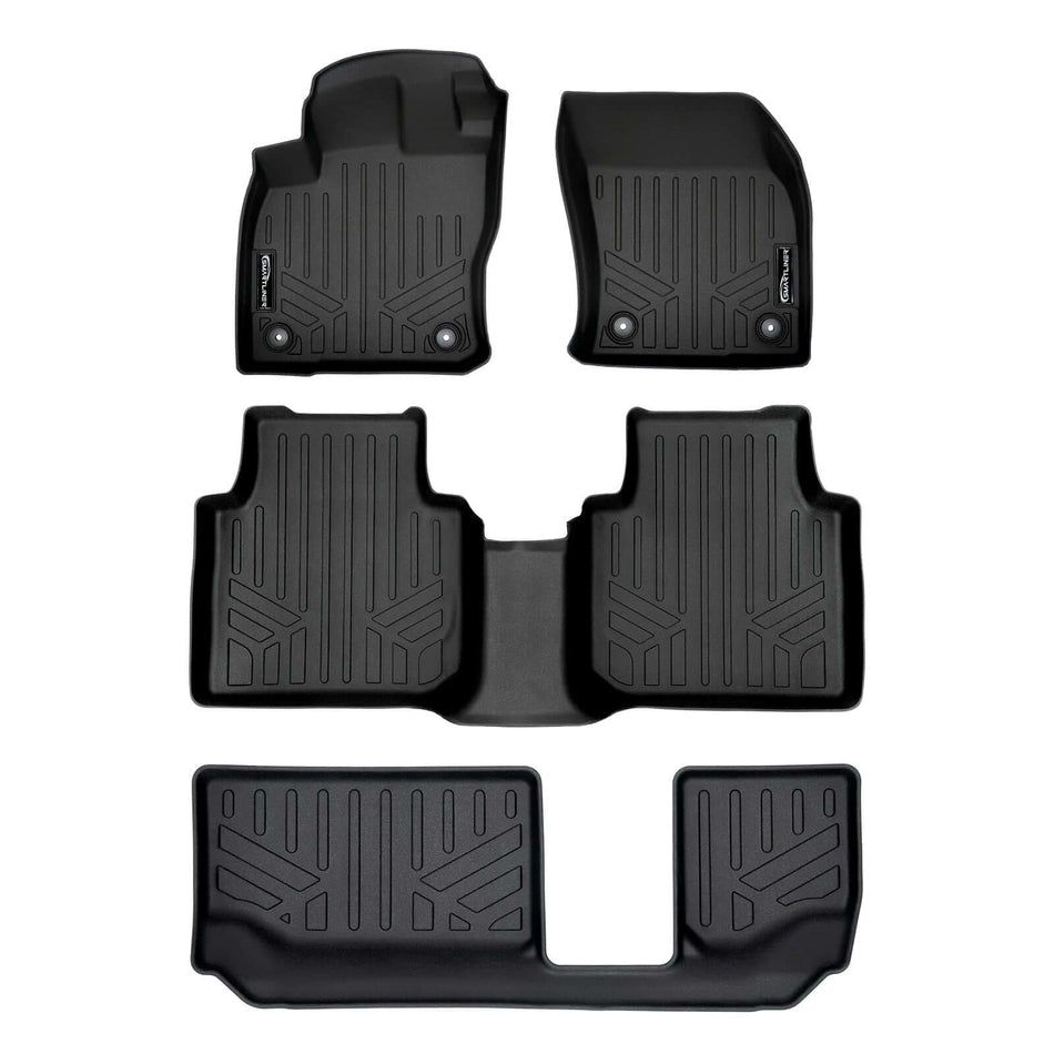 SMARTLINER 2018-2024 Volkswagen Tiguan Floor Liners – 1st row, 2nd row & 3rd row liners