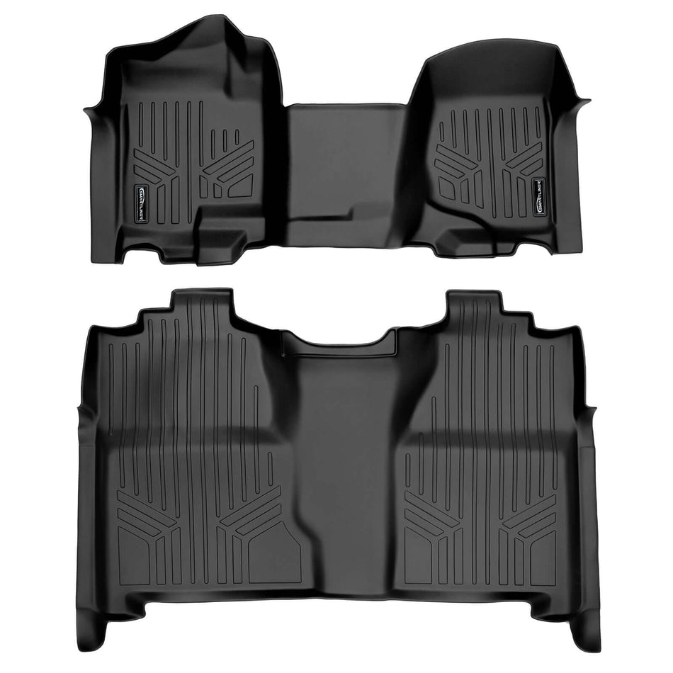 2007-2013 Chevrolet Silverado 1500 Floor Liners|Crew Cab Models|SMARTLINER