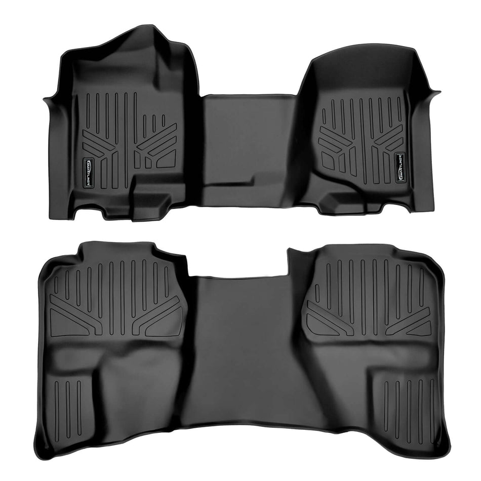 2007-2013 Chevrolet Silverado 1500 Floor Liners|Double Cab Models|SMARTLINER