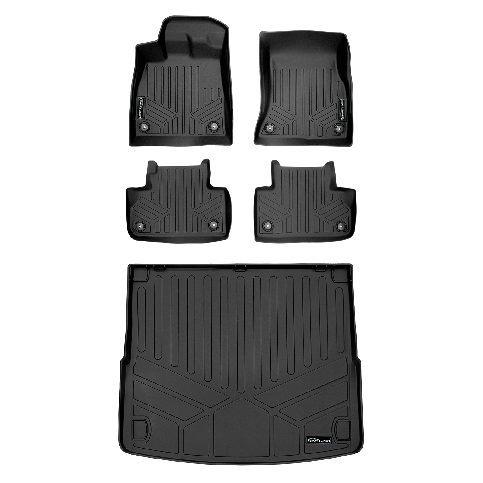 SMARTLINER Custom Fit Floor Liners For 2020-2023 Audi Q5 PHEV (Plug-In Hybrid Models)