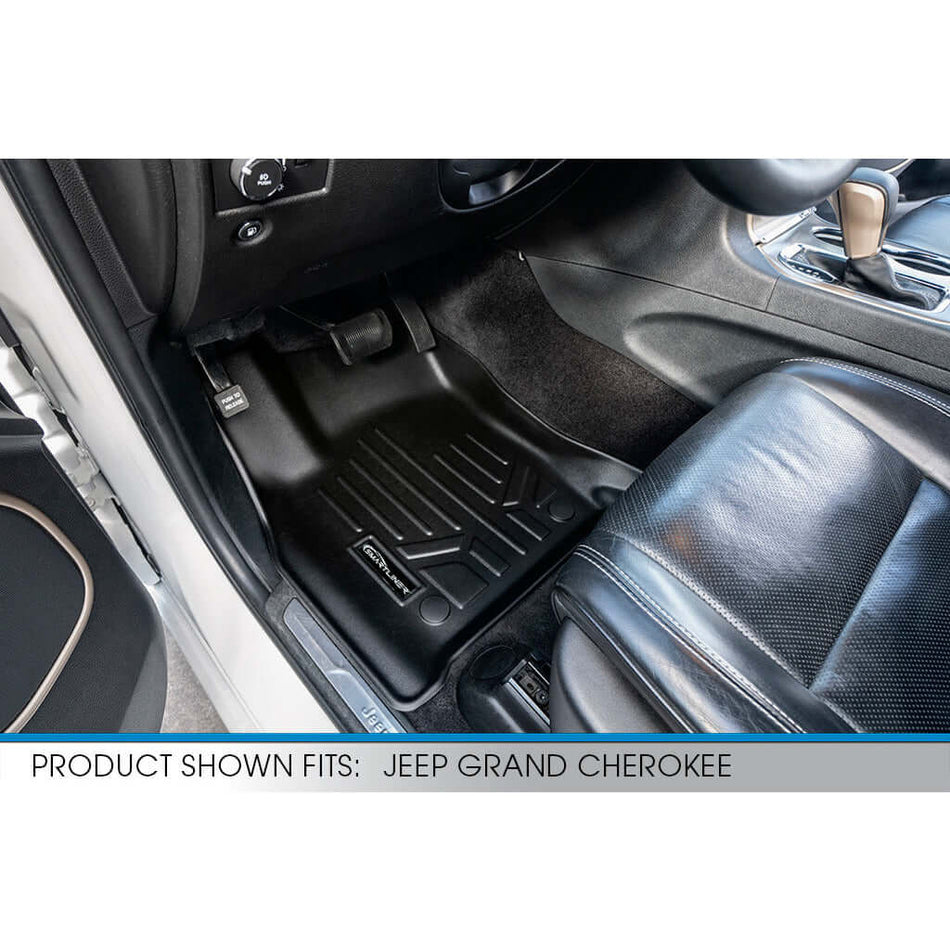 Smart Liner USA Motor Vehicle Interior Fittings Smart Trimâ„¢ Custom Fit Floor Liners For 2016-2025 Dodge Durango (with 2nd Row Bench Seat)