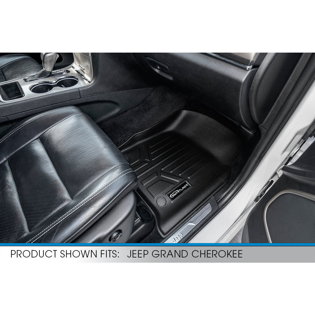 SMARTLINER Custom Fit Floor Liners For 2016-2024 Dodge Durango (with 2nd Row Bucket Seats)