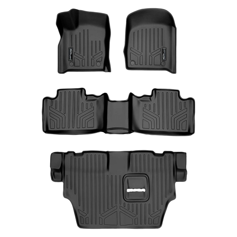 SMARTLINER 2016-2026 Dodge Durango Floor Liners (7 Passenger) – 1st row, 2nd row & 3rd row liners