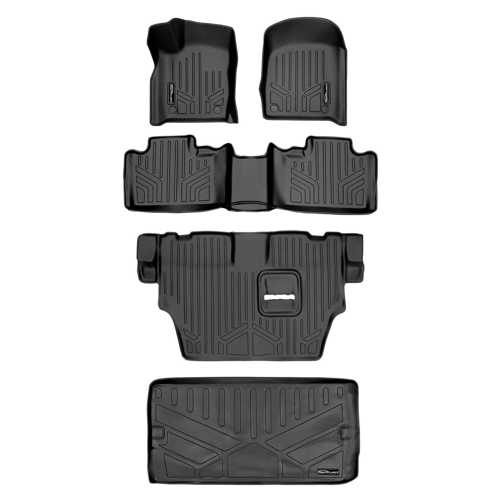 SMARTLINER Custom Fit for 2016-2020 Dodge Durango (with 2nd Row Bench Seat) - Smartliner USA