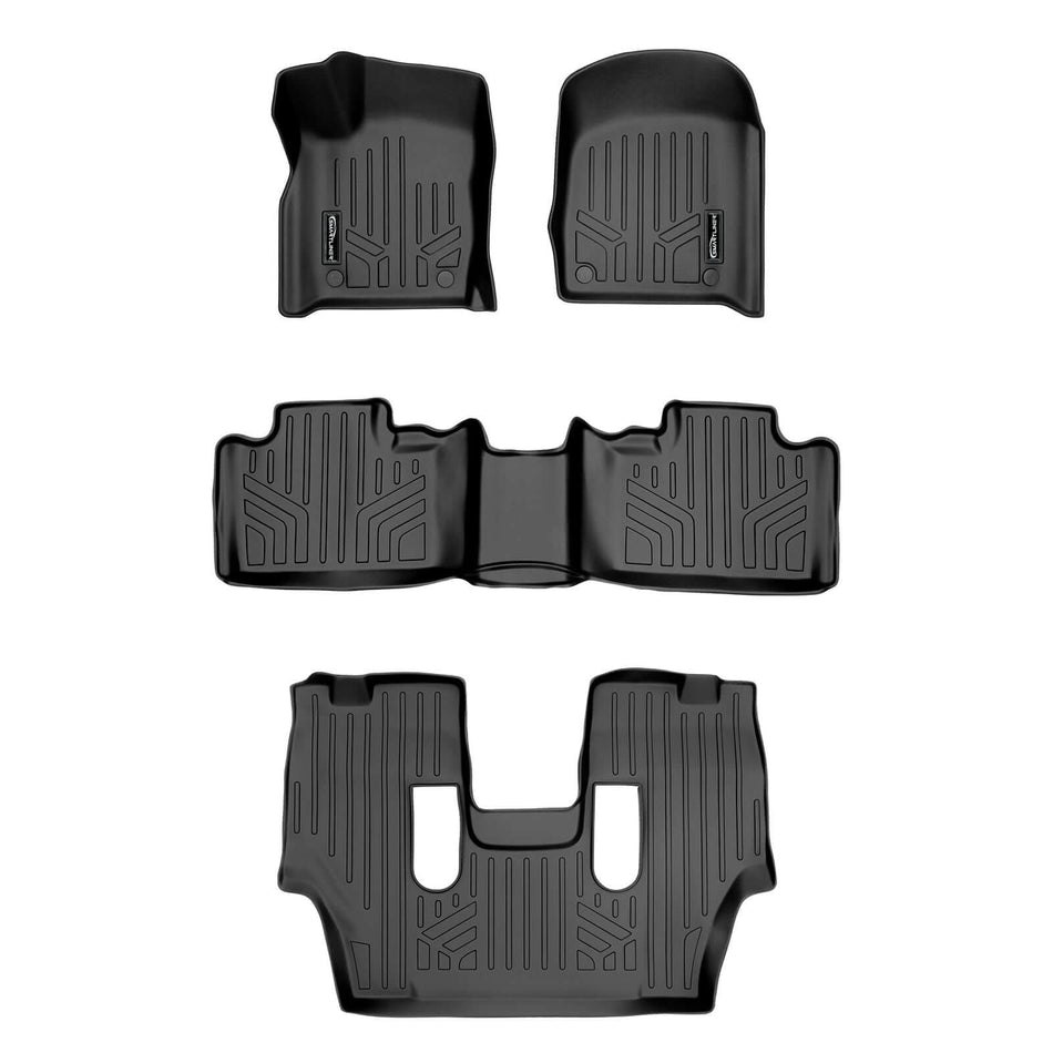 SMARTLINER 2016-2026 Dodge Durango Floor Liners (6 Passenger) – 1st row, 2nd row & 3rd row liners