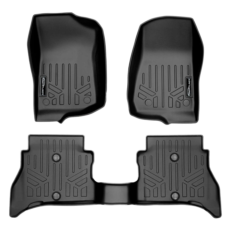 2021-2026 Jeep Wrangler 4xe Floor Liners|For Rubber parts option  RA0316|SMARTLINER