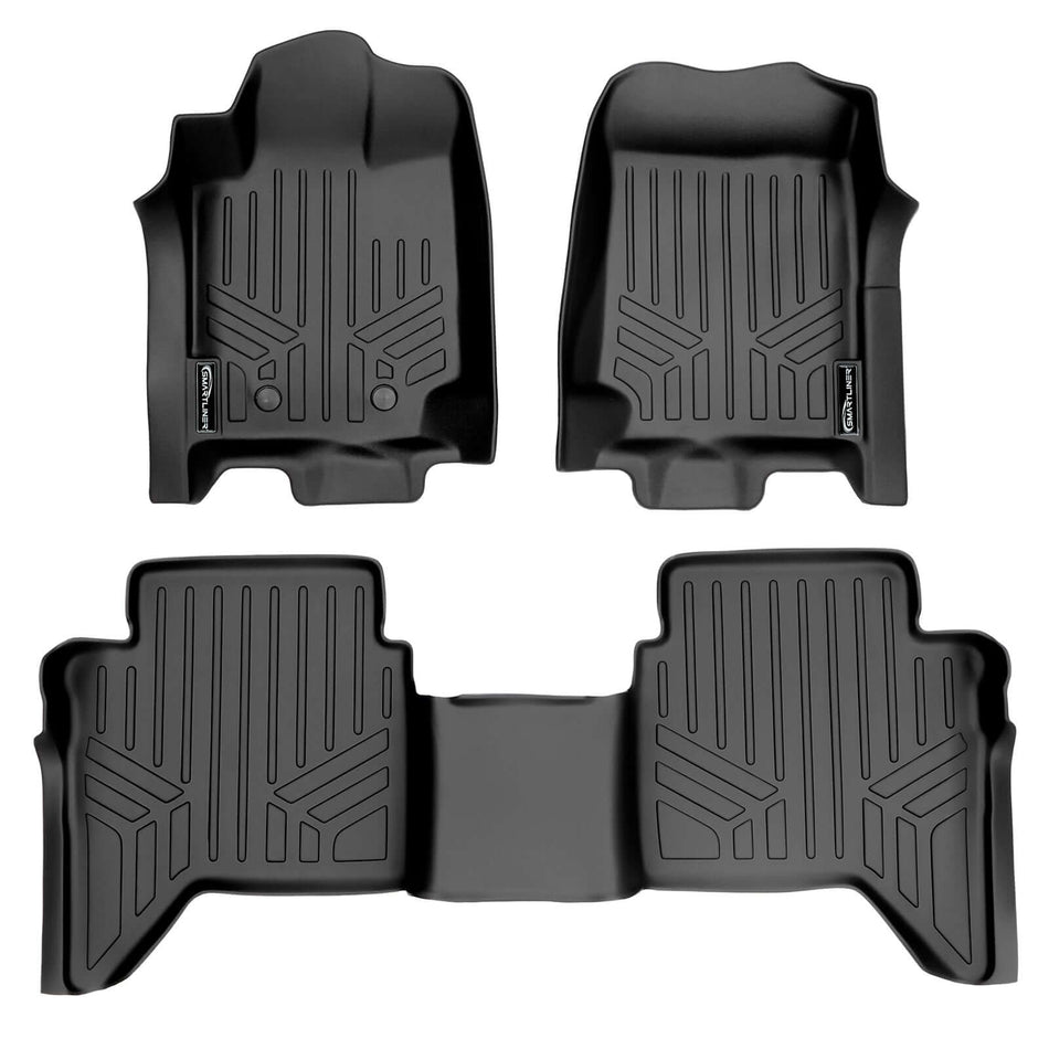 SMARTLINER Floor Liners for 2015-2018 Ford Ranger Crew Cab Export Model