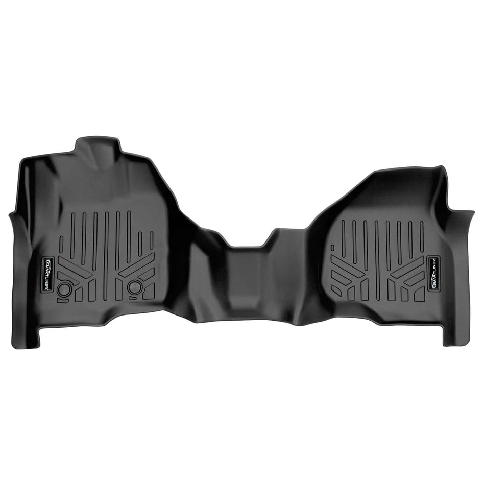 2012 Ford F-250 Floor Liners|Super Cab Models (Not Over the hump/Not 4x4 Shifter. (Bench & Bucket)(Carpet floor w/Raised footrest))|SMARTLINER