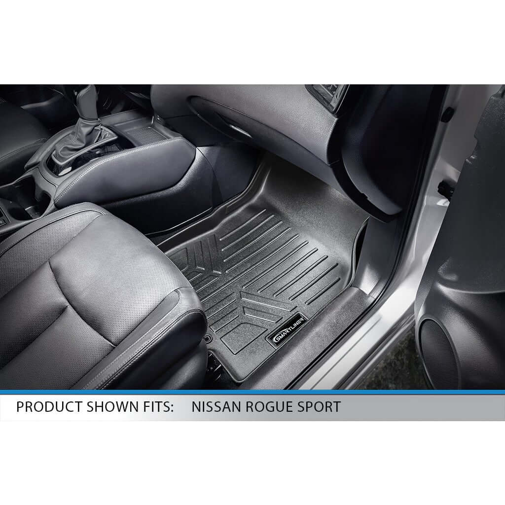 Smart Liner USA Motor Vehicle Interior Fittings SMARTLINER Custom Fit Floor Liners For 2017-2024 Nissan Rogue Sport - Factory Cargo Tray in Lowest Position